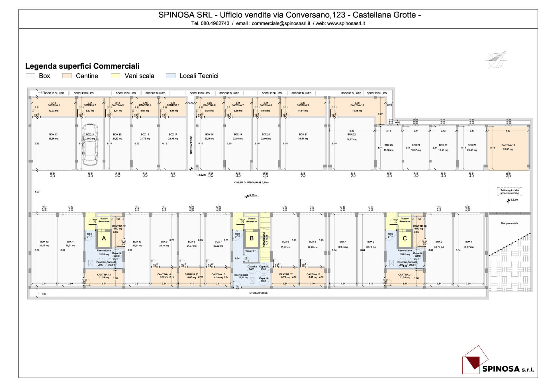 Piano interrato residence Habitata a Monopoli - zona San Marco - Appartamenti classe A4+